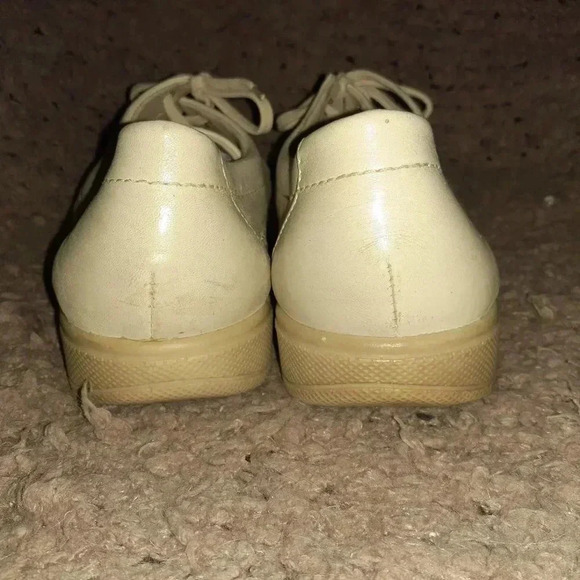 Vintage CLARKS WALLABEE QUARTZ-ALBERTA-IRELAND-Beige Leather-Rare-Sz10-Excellent main image 5